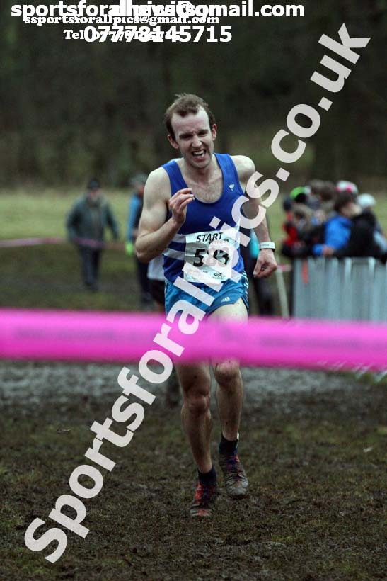 Senior men, 2018 Northern Cross Country Champs., Harewood House, Leeds. Photo: David T. Hewitson/Sports for All Pics